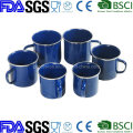 6cm 8cm 10cm Cookware Enamelware porcelain Enamel Coffee Mug Cup